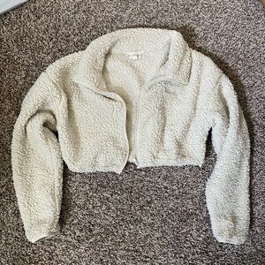 Skims Teddy Cropped Jacket